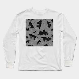 Tasmanian Devil Greys Long Sleeve T-Shirt